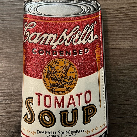 Coach Andy Warhol Campbell's Tomato Soup Can Wallet RARE 6x4 - Picture 5 of 8